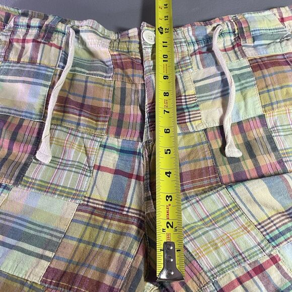 Kim Rogers Bermuda Shorts Patchwork Plaid 100% Cotton Womens Size 16 Multicolor - Picture 6 of 9